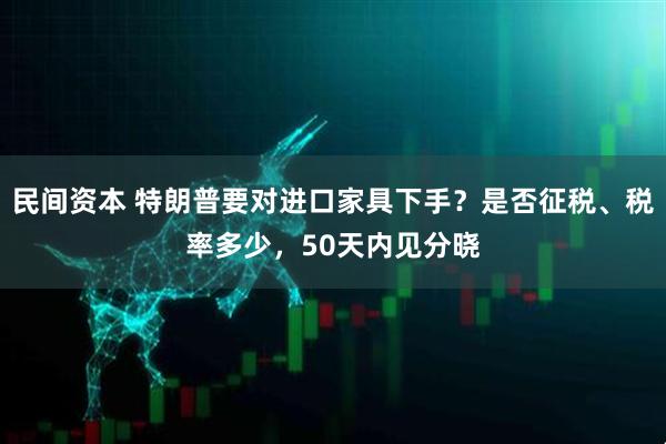 民间资本 特朗普要对进口家具下手？是否征税、税率多少，50天内见分晓